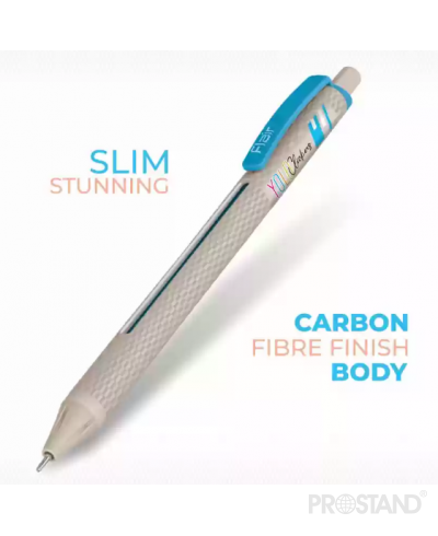 Ручка шариковая автом. FLAIR Yolo синяя 1389 RT корпус серый 0,7 мм 1/50/1200