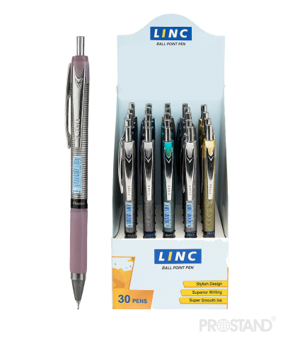 Pix cu bila automat LINC Elantra 4013F albastru 0,7mm 1/30