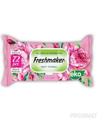 Салфетки влажные ECO Freshmaker 72шт. С КРЫШКОЙ