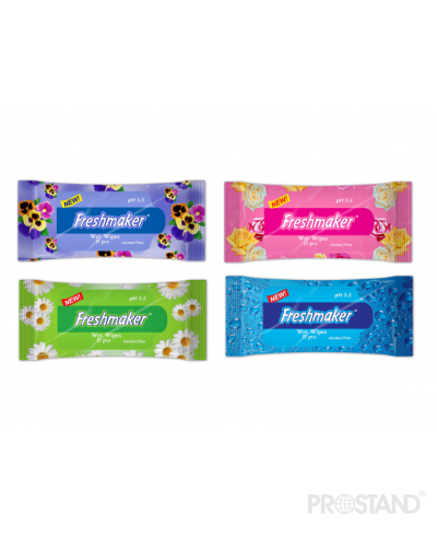 Салфетки влажные Freshmaker 15шт россыпью 1/200