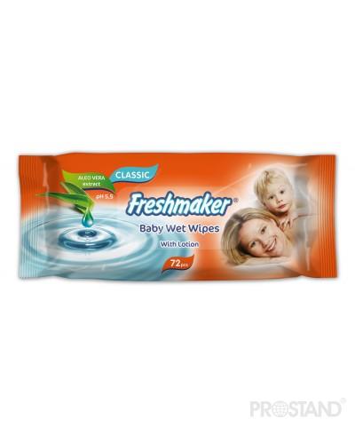 Салфетки влажные Freshmaker Baby/Classic Extra72шт. 1/24