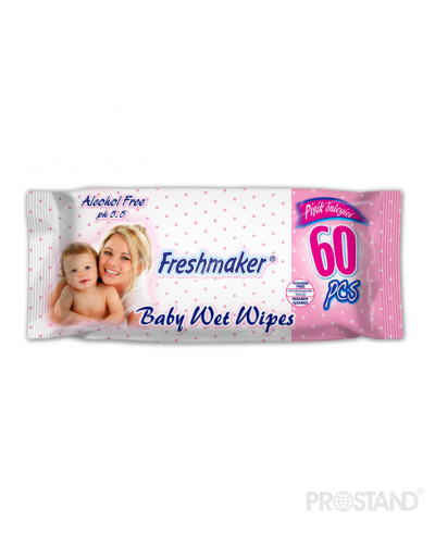 Салфетки влажные Freshmaker Extra 60шт. 1/24