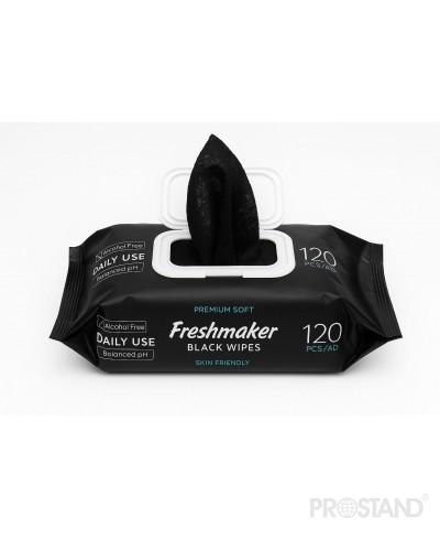 Servetele umede Freshmaker Negre 120 buc cu capac