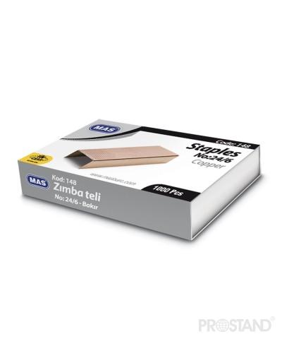 Скобы для степлера медные 24/6 MAS (148) /10/480