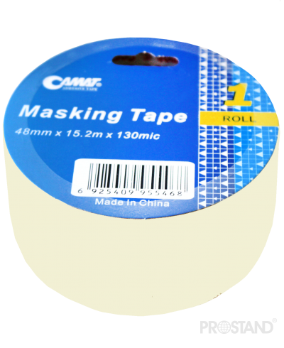 Лента клейкая (скотч) CAMAT бумажный с картонной этикеткой Masking tape 48mm*15м*130mc MAT48/15.2