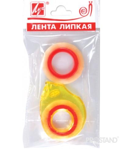 Banda adeziva (scotch) in dispencer 12mm x 20m * 2 buc 1227-08 Луч