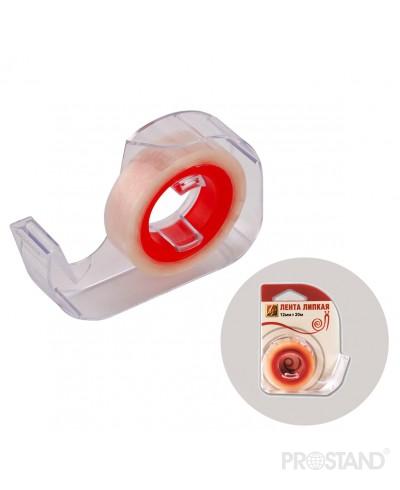 Banda adeziva (scotch) in dispencer 12mm x 20m cu cutit plastic 20C 1347-08 Луч