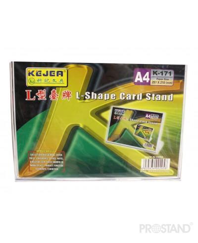 Suport cu ecuson A4 orizontal K-171