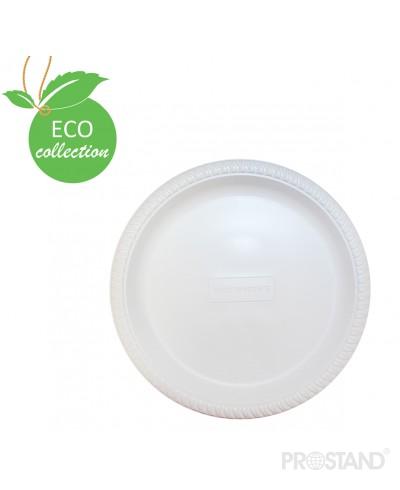 Тарелка биоразлагаемая из кукурузного крахмала плоская 170мм BIO-RP07-50 1/50