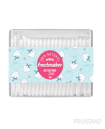 Freshmaker Ватные палочки 200шт прямоугольник 1/12
