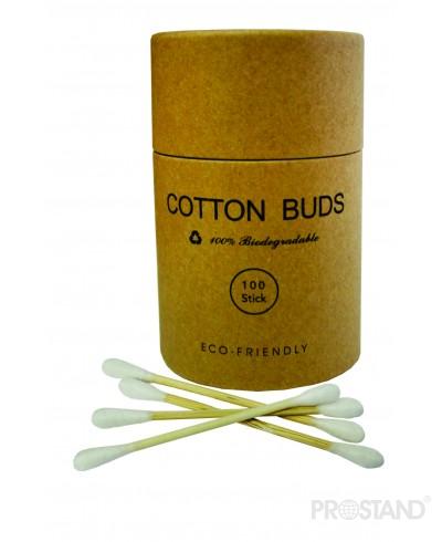 Betisoare igienice bio din lemn 100buc cilindru carton 1/96