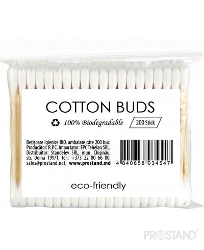 Betisoare igienice bio din lemn 200buc pachet